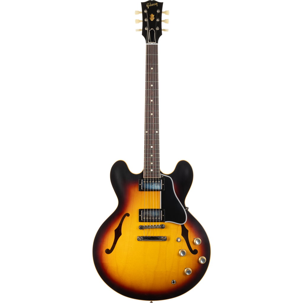 Gibson 1961 ES-335 Reissue Semi-Hollow Electric Guitar - Vintage Burst - View 16 | MusicMarket