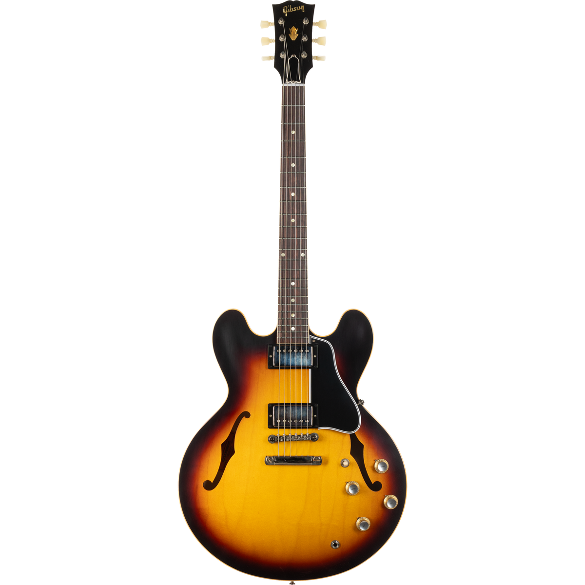 Gibson 1961 ES-335 Reissue Semi-Hollow Electric Guitar - Vintage Burst - View 16 | MusicMarket
