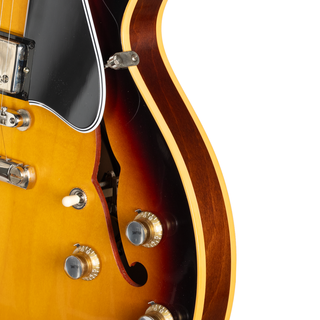 Gibson 1961 ES-335 Reissue Semi-Hollow Electric Guitar - Vintage Burst - View 14 | MusicMarket