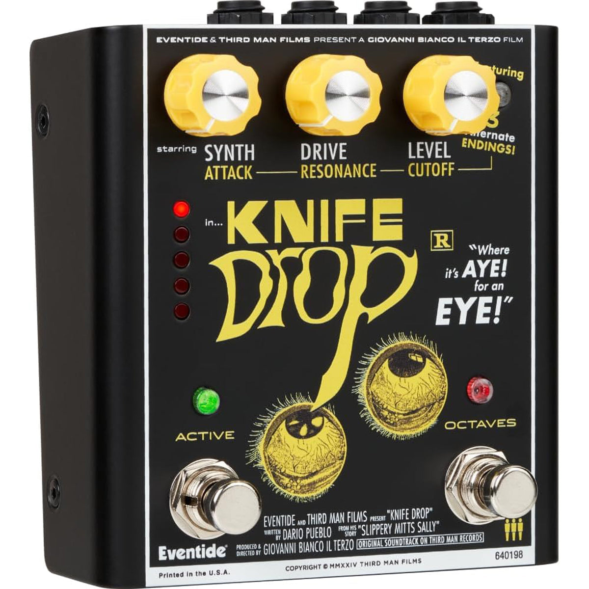 Eventide Knife Drop Fuzz Octave w/ Monophonic Synth Pedal - View 2 | MusicMarket