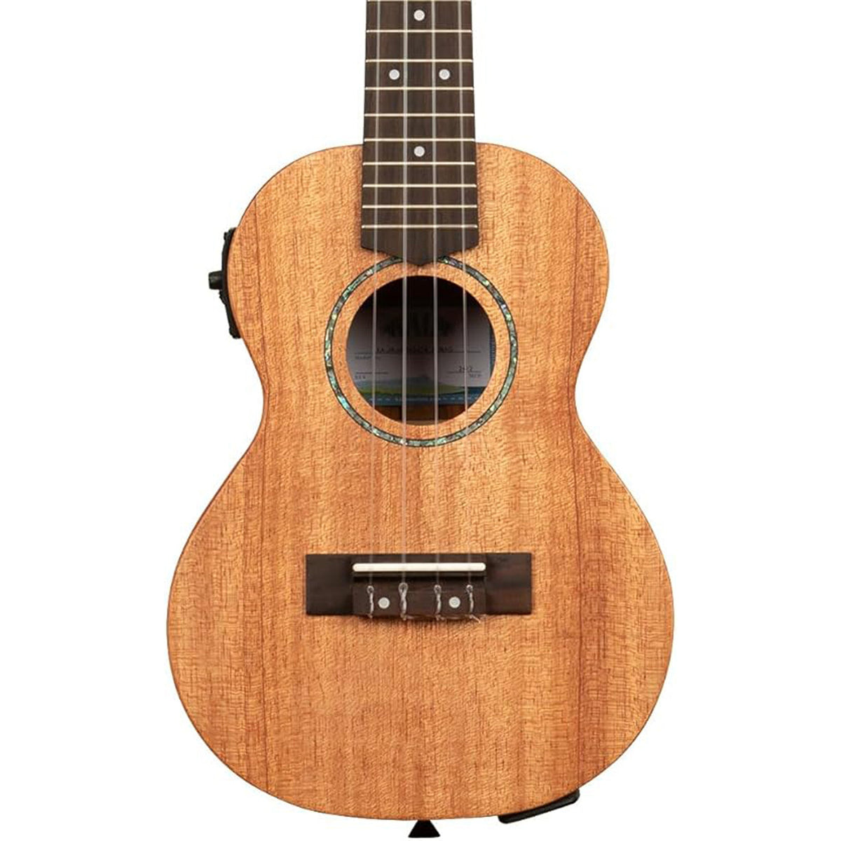 Kala James Hill All Solid Mahogany Concert Ukulele w/EQ and Gig-Bag - MusicMarket
