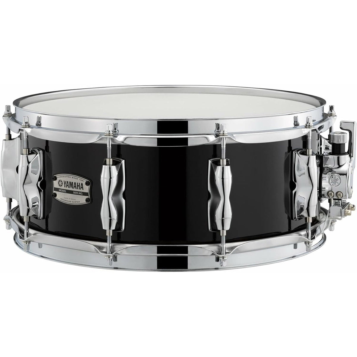 Yamaha RBS1455SOB Recording Custom 5.5x14 Snare Drum is Solid Black - MusicMarket