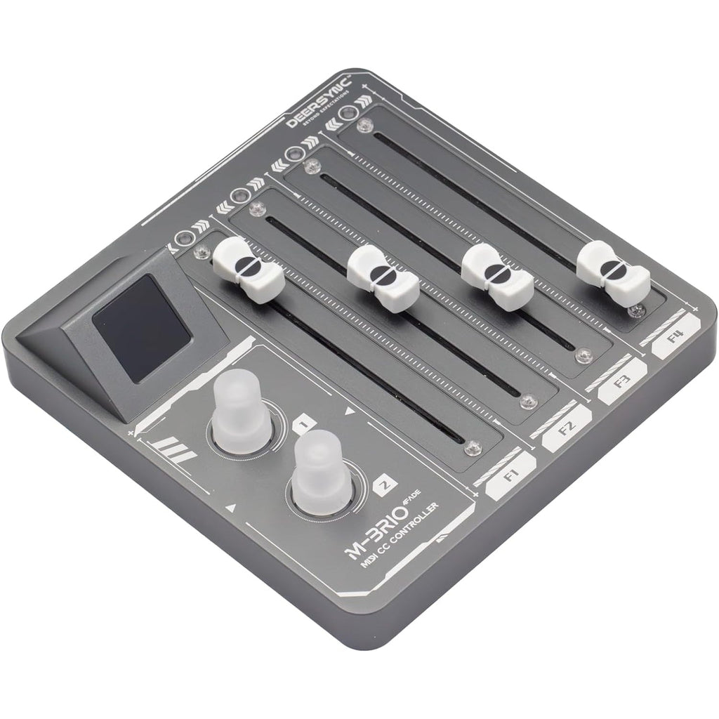 Deersync M-Brio 4FADE 4 Fader Midi CC DAW Controller - View 3 | MusicMarket