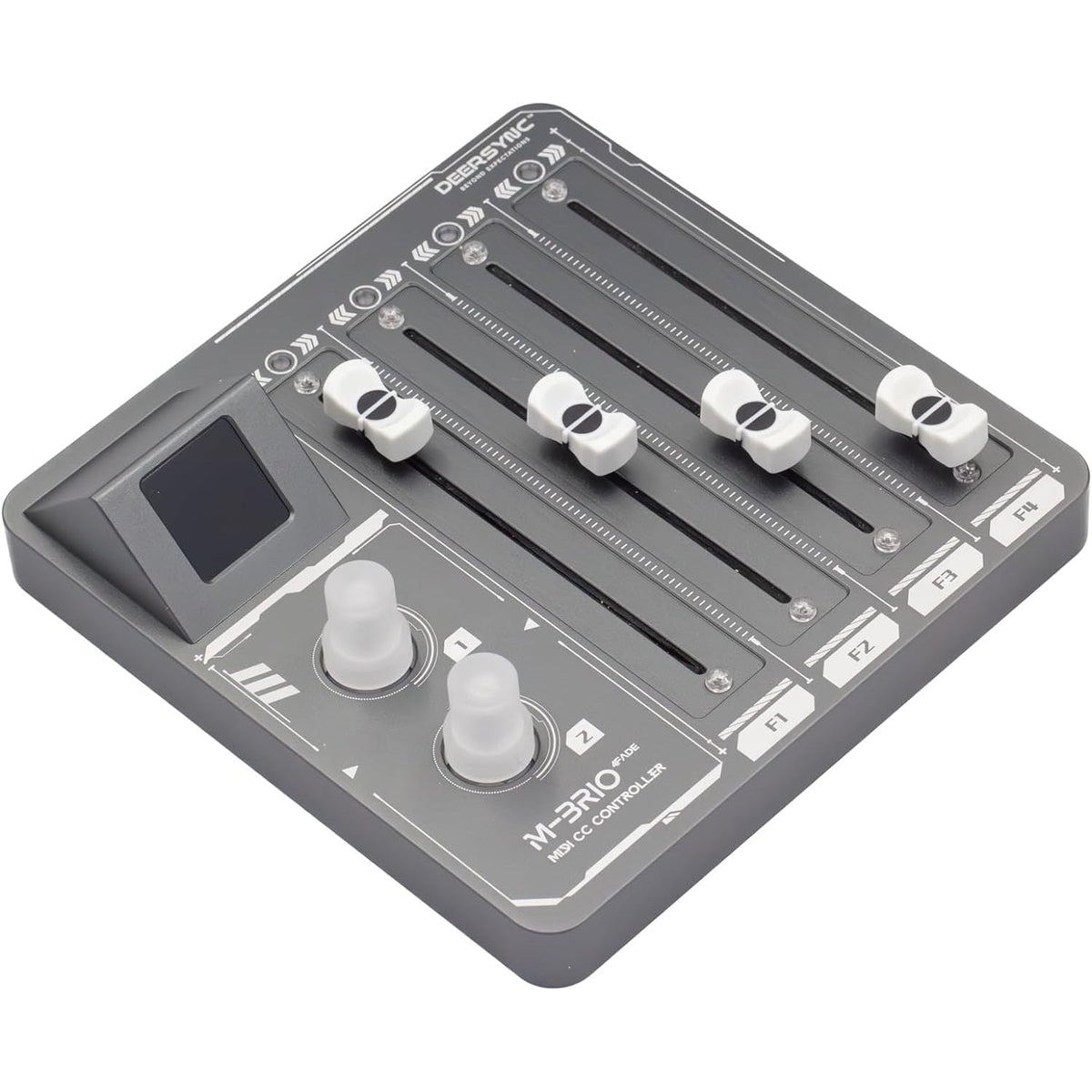 Deersync M-Brio 4FADE 4 Fader Midi CC DAW Controller - View 3 | MusicMarket
