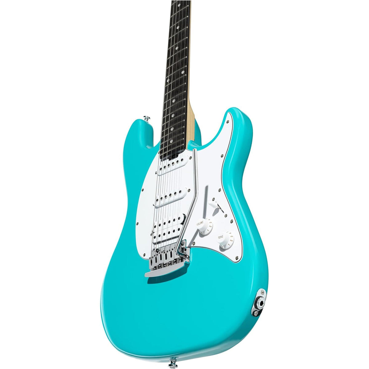 Sterling By Music Man Intro Series Cutlass Electric Guitar - Electric Blue - View 3 | MusicMarket