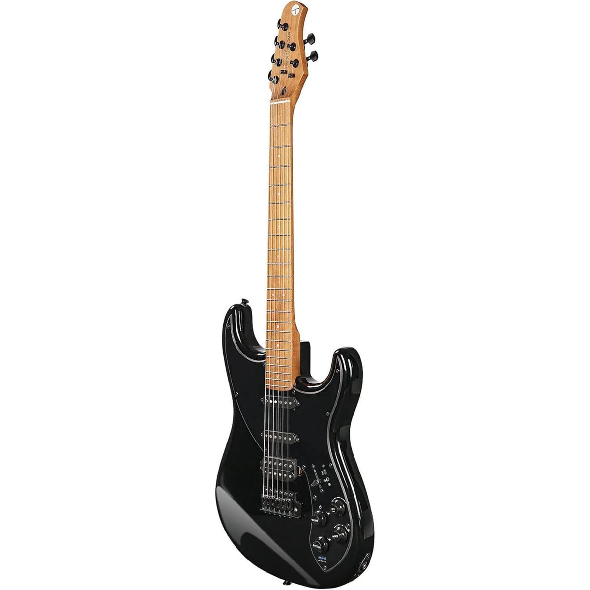 Tyma Guitars E7 Smart Guitar All-In-One Guitar - Moon Shadow Black - View 3 | MusicMarket