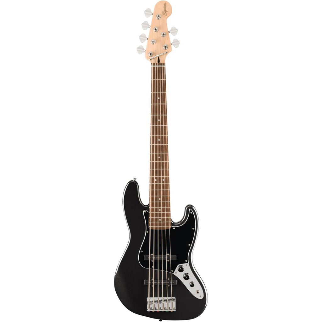 Squier Affinity Series Jazz Bass VI 6 String - Black Metallic - View 2 | MusicMarket