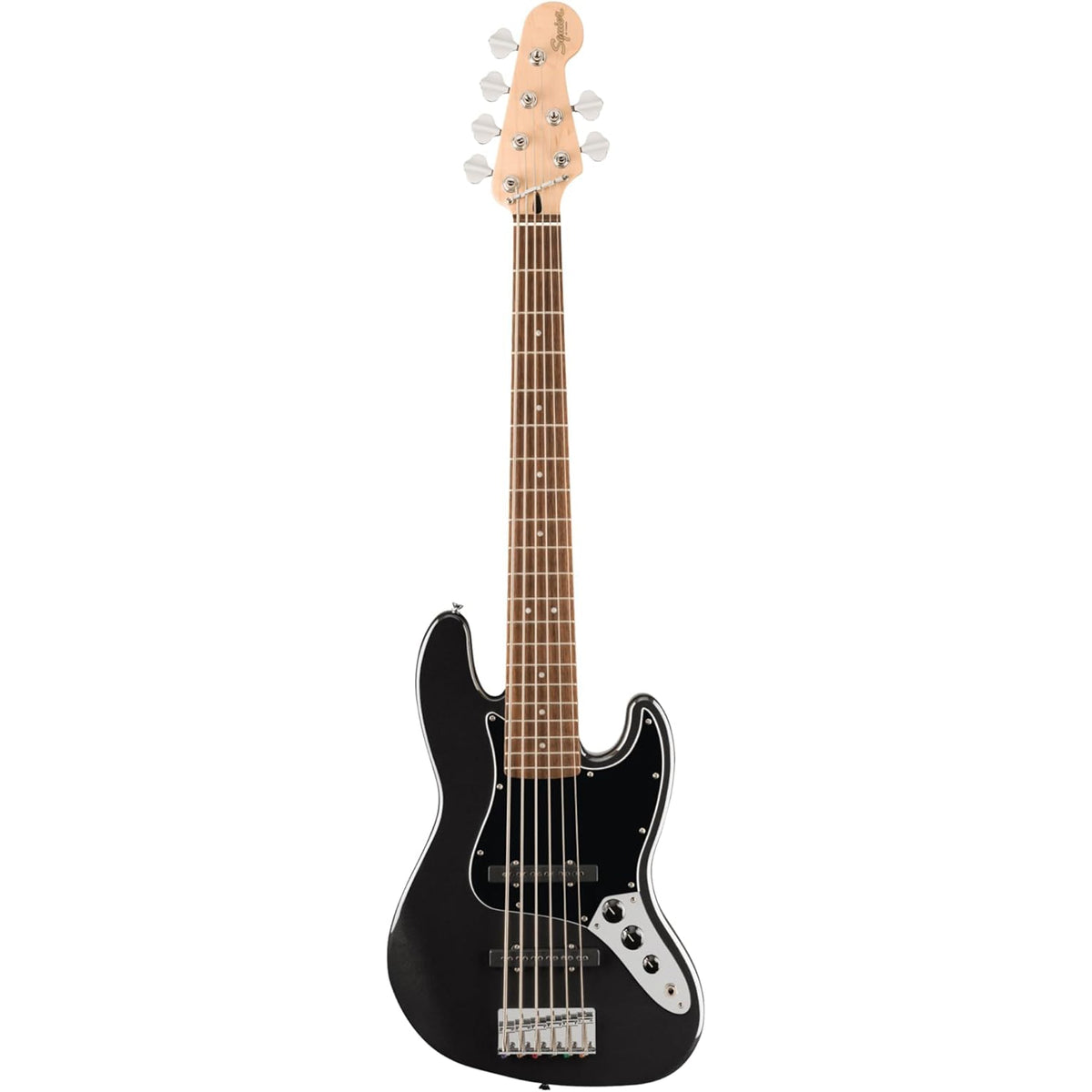 Squier Affinity Series Jazz Bass VI 6 String - Black Metallic - View 2 | MusicMarket