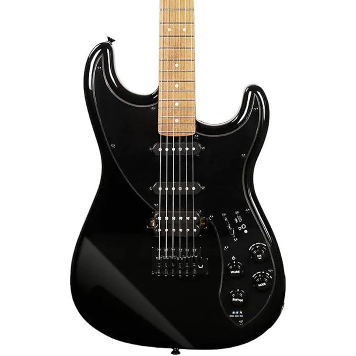 Tyma Guitars E7 Smart Guitar All-In-One Guitar - Moon Shadow Black - MusicMarket