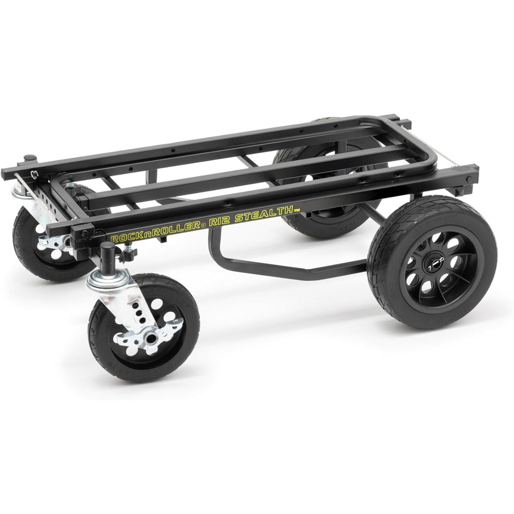 Rock-N-Roller R12STEALTH - All Terrain Stealth, 8-in-1 Folding Multi-Cart - MusicMarket