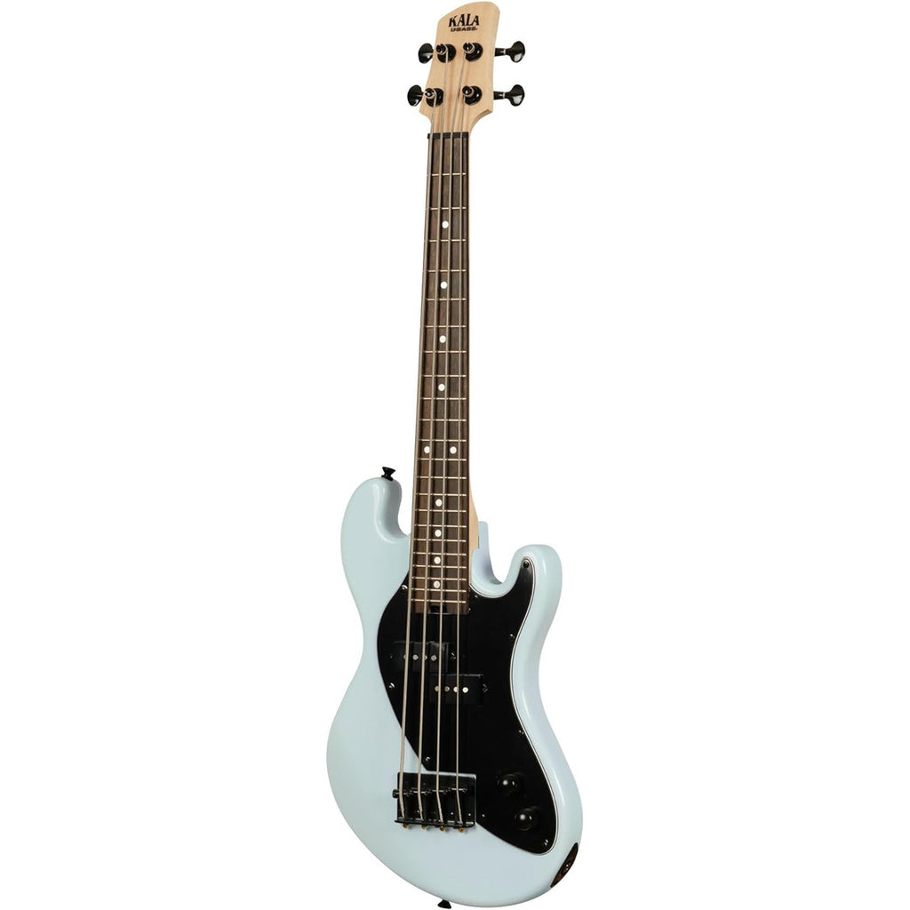 Kala Solidbody U-Bass Electric Bass Guitar - Powder Blue - View 3 | MusicMarket