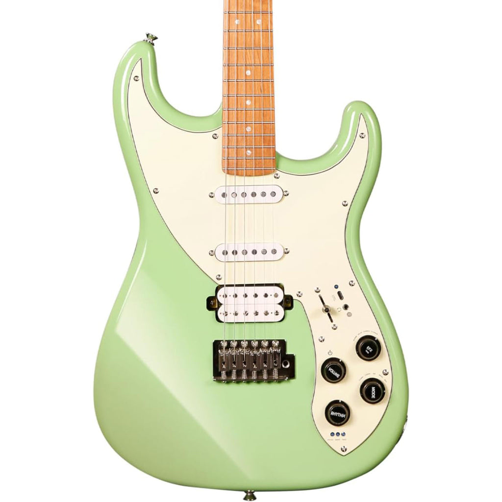 Tyma E7 HSS Electric Smart Guitar - Lime Green - MusicMarket