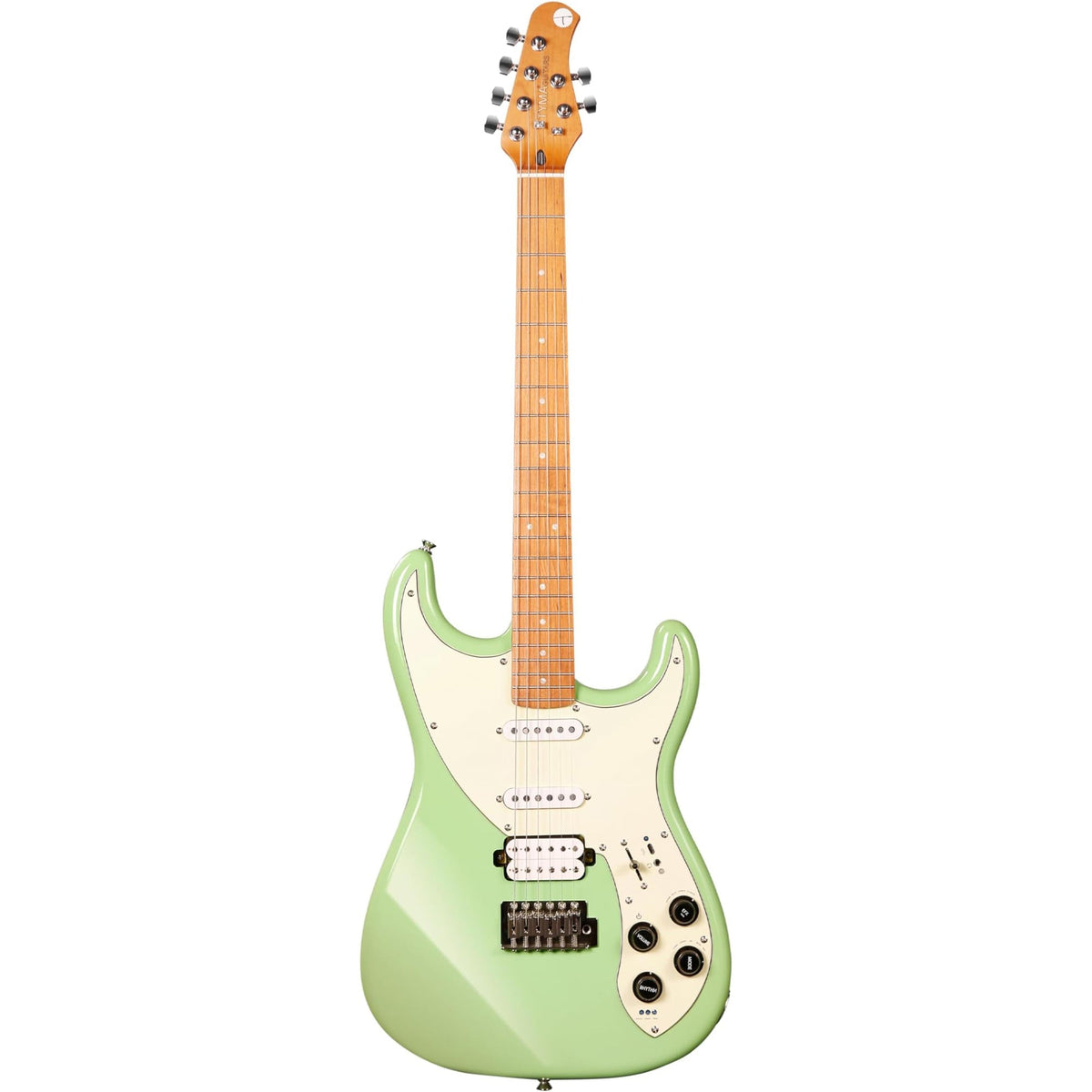 Tyma E7 HSS Electric Smart Guitar - Lime Green - View 2 | MusicMarket