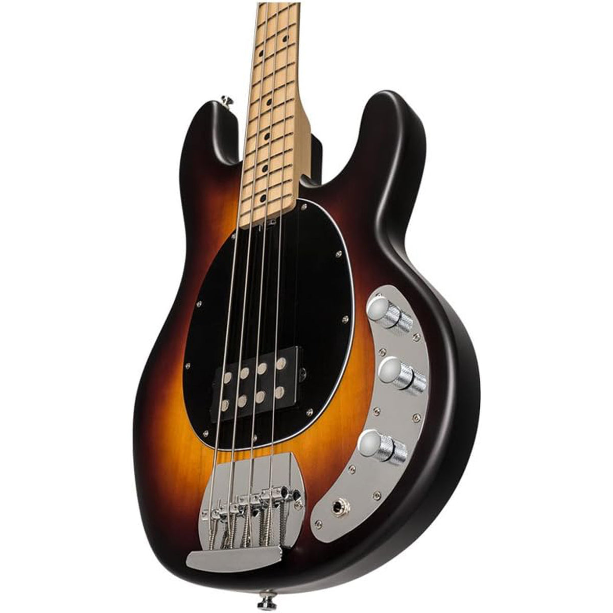Sterling by Music Man StingRay Ray4 Bass Guitar - Vintage Sunburst Satin - View 5 | MusicMarket