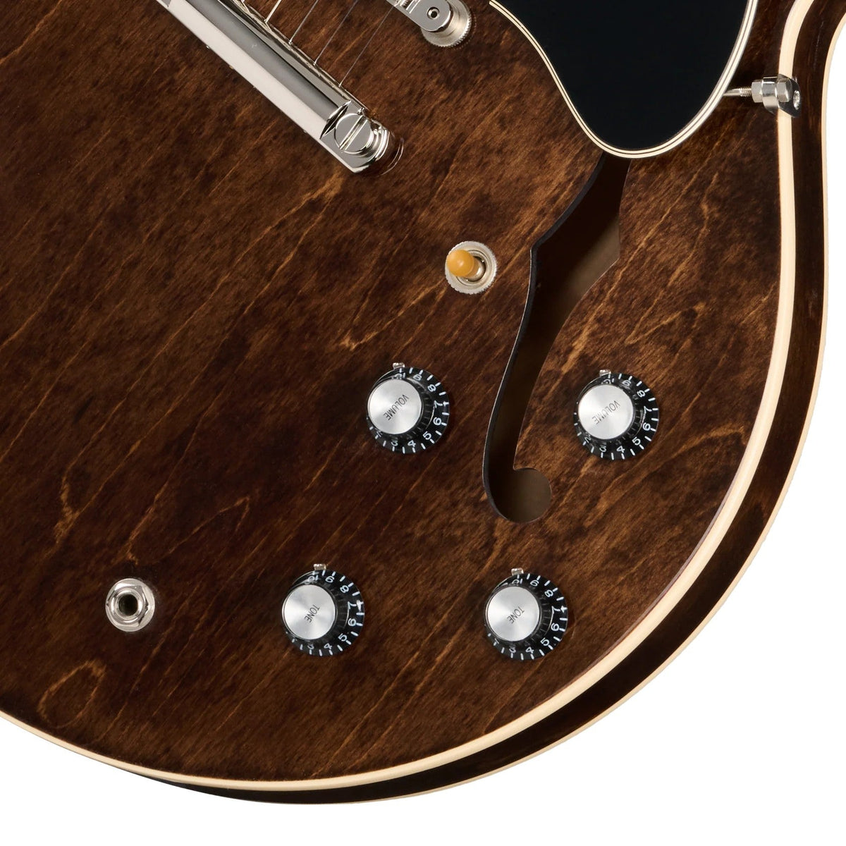 Gibson USA ES-335 60s Semi-Hollowbody Electric Guitar - Dark Walnut - View 8 | MusicMarket