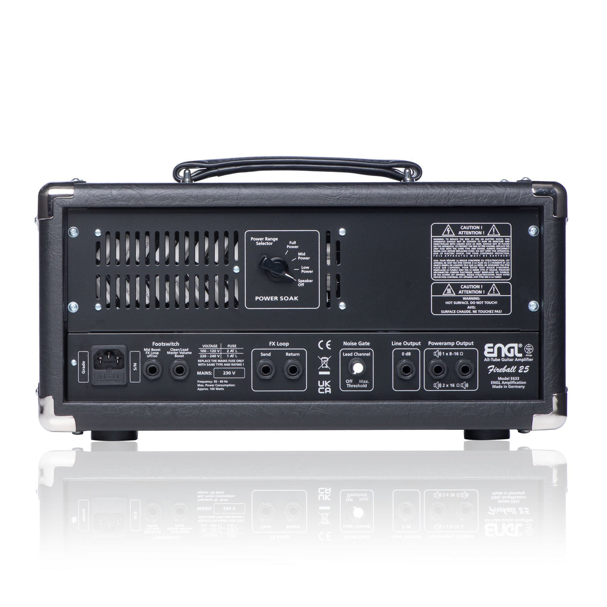 ENGL Amplifiers E633 Fireball 25-Watts Guitar Amplifier Head - View 3 | MusicMarket