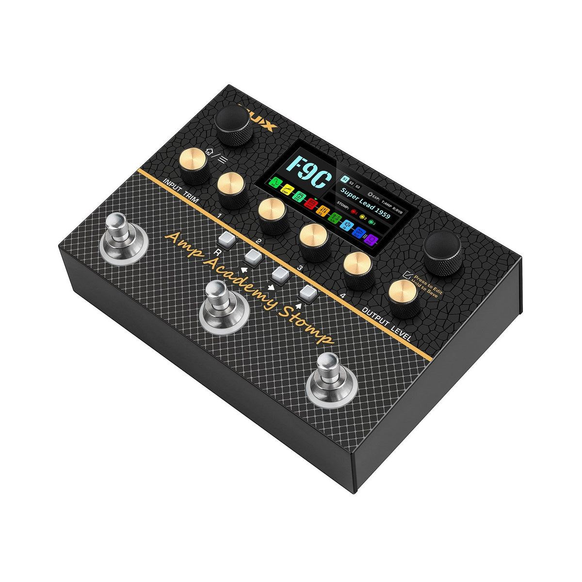 Nux Amp Acadermy Stomp Compact Guitar Amplifier Modeler - View 4 | MusicMarket
