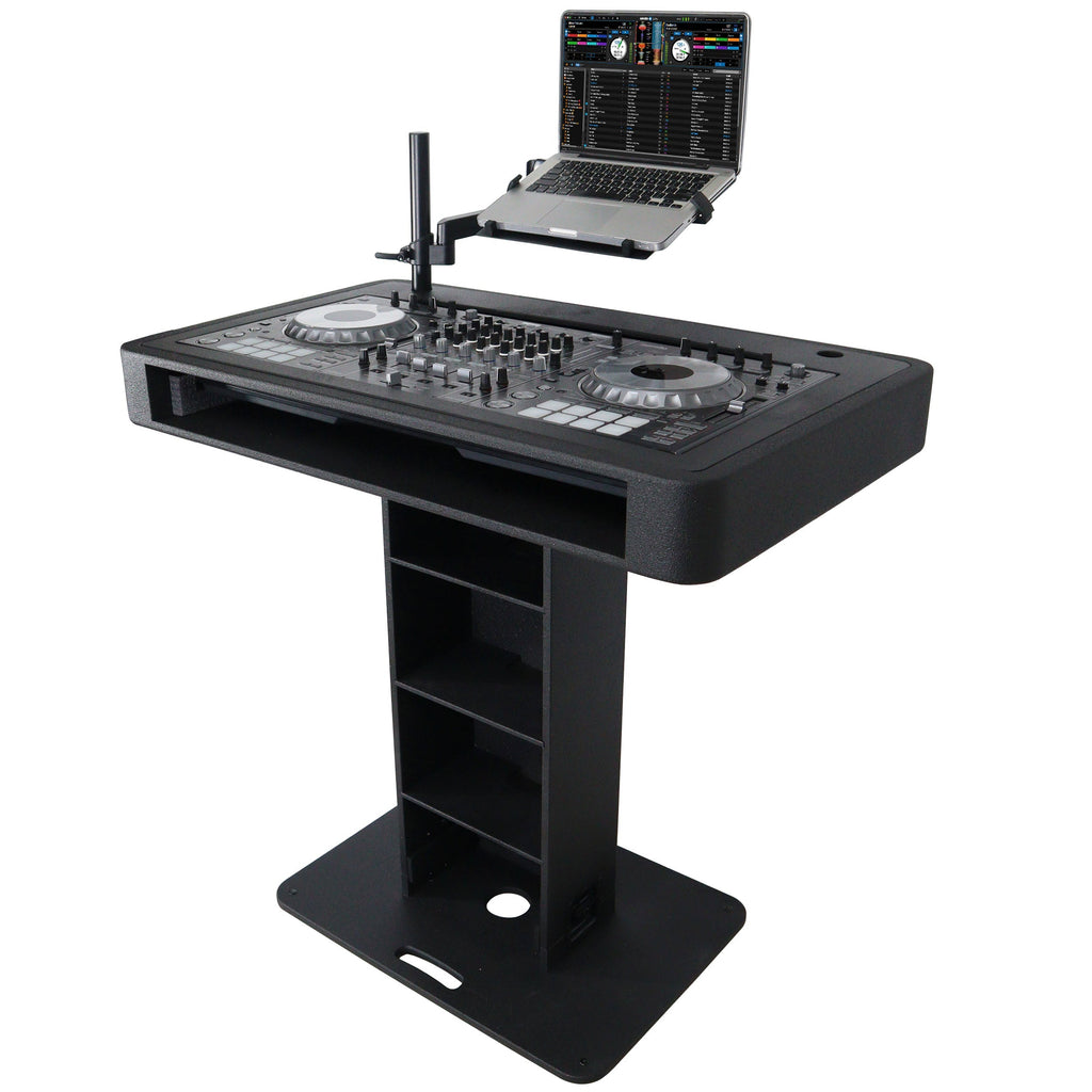 ProX XZF-DJCTBL Control Tower DJ Podium for Pioneer DDJ-REV7 XDJ-XZ FLX10 RANE Four - Black Finish - View 6 |