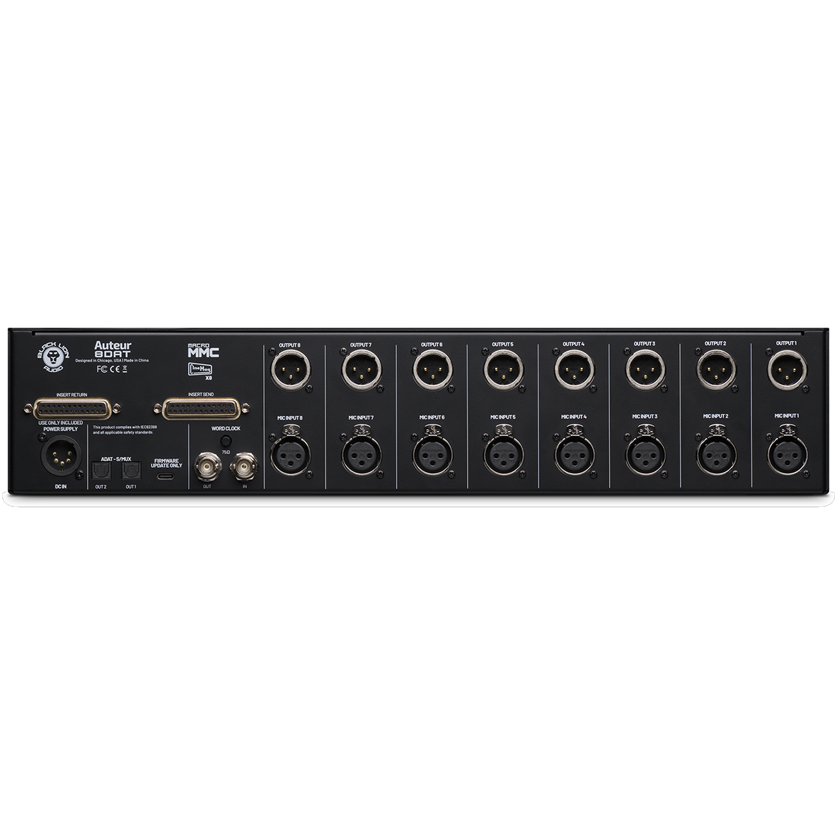 Black Lion Audio Auteur 8DAT Preamp - View 5 | MusicMarket
