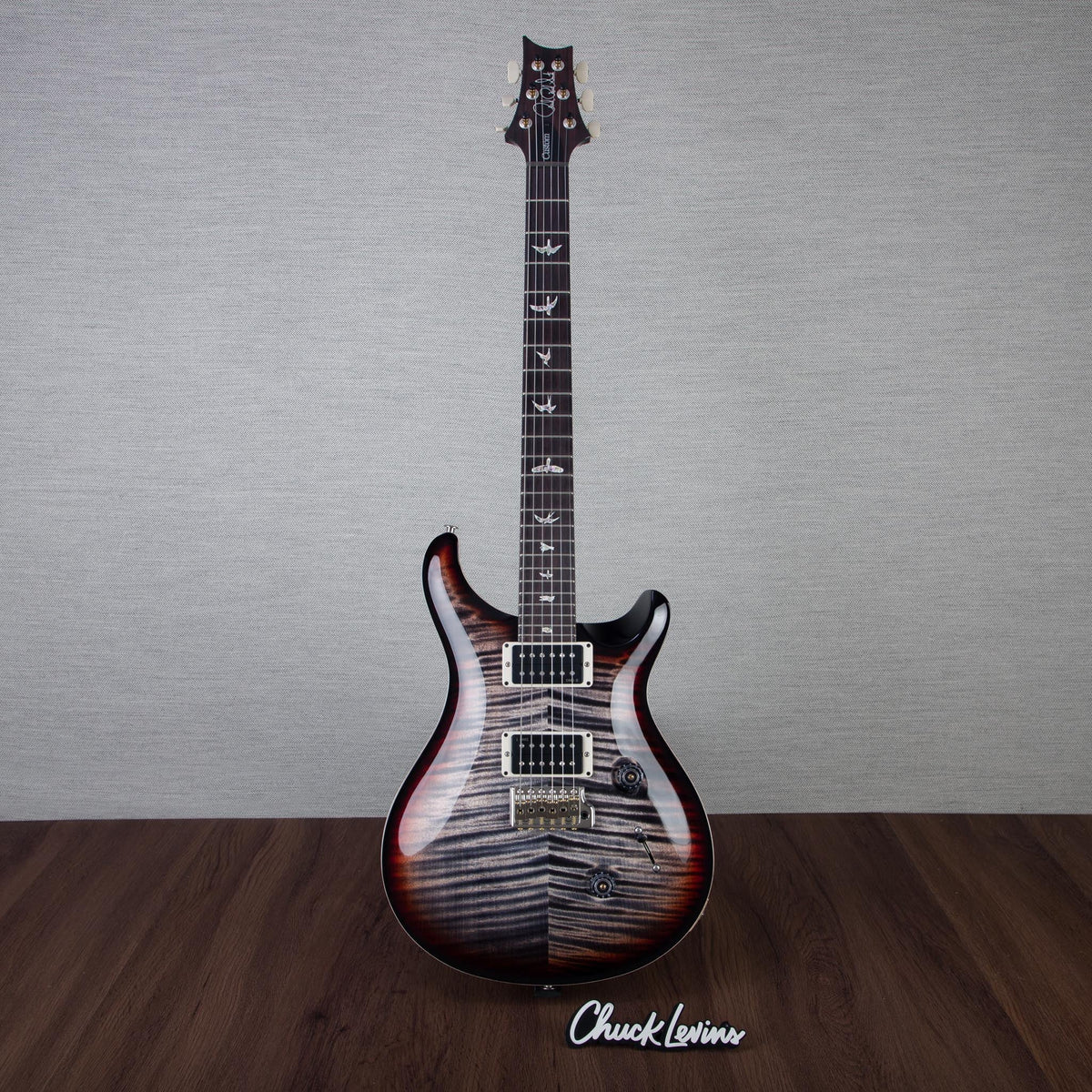 PRS Custom 24 Custom Color Electric Guitar - Charcoal Tri-Color Burst - #250410577 - View 2 | MusicMarket