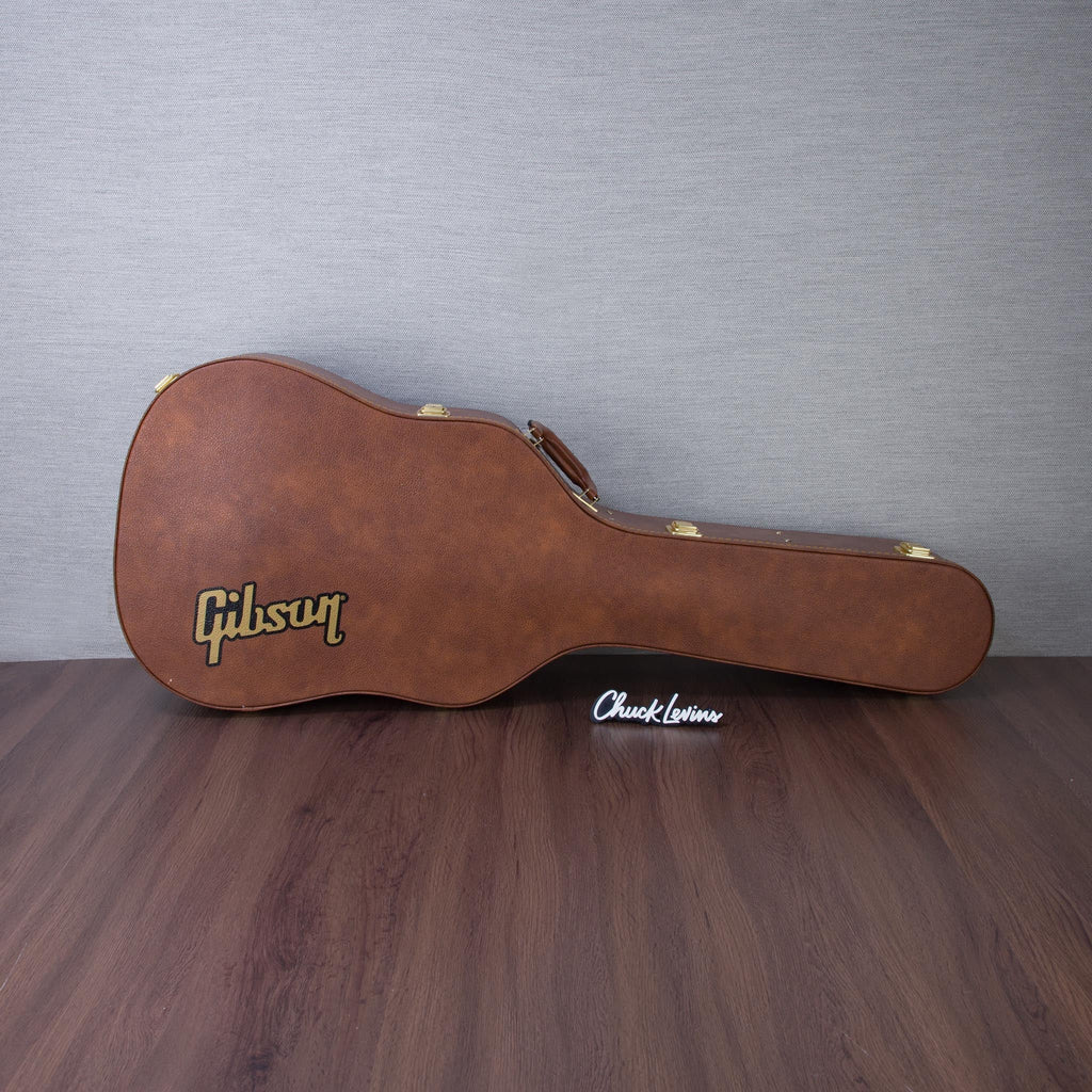 Gibson J160-E Original Mahogany/Spruce Acoustic Electric Guitar - Vintage Sunburst - #23395018 - View 12 | MusicMarket