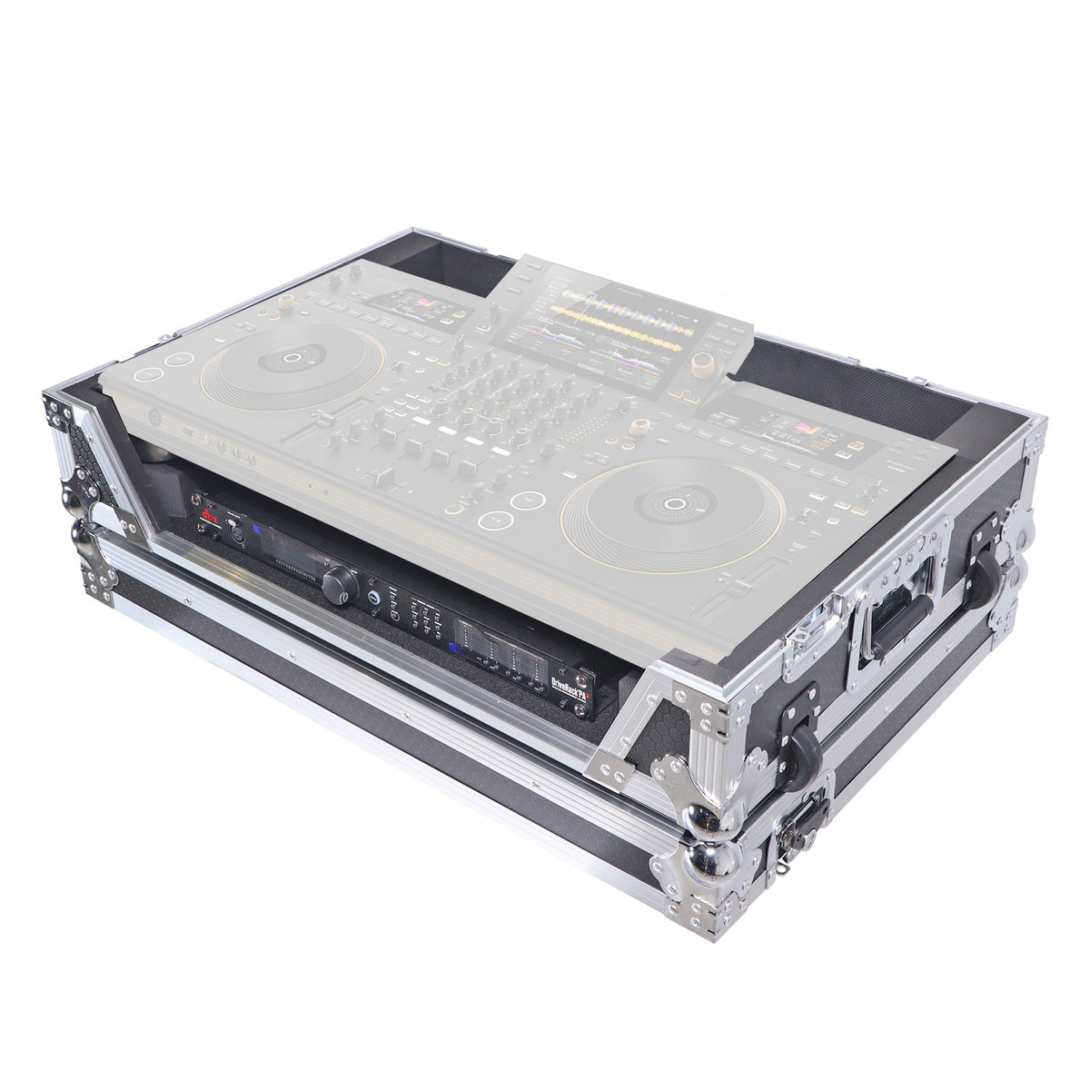 ProX XS-OPUSQUADW ATA Flight Style Road Case with 1U Rack Space and Wheels - MusicMarket