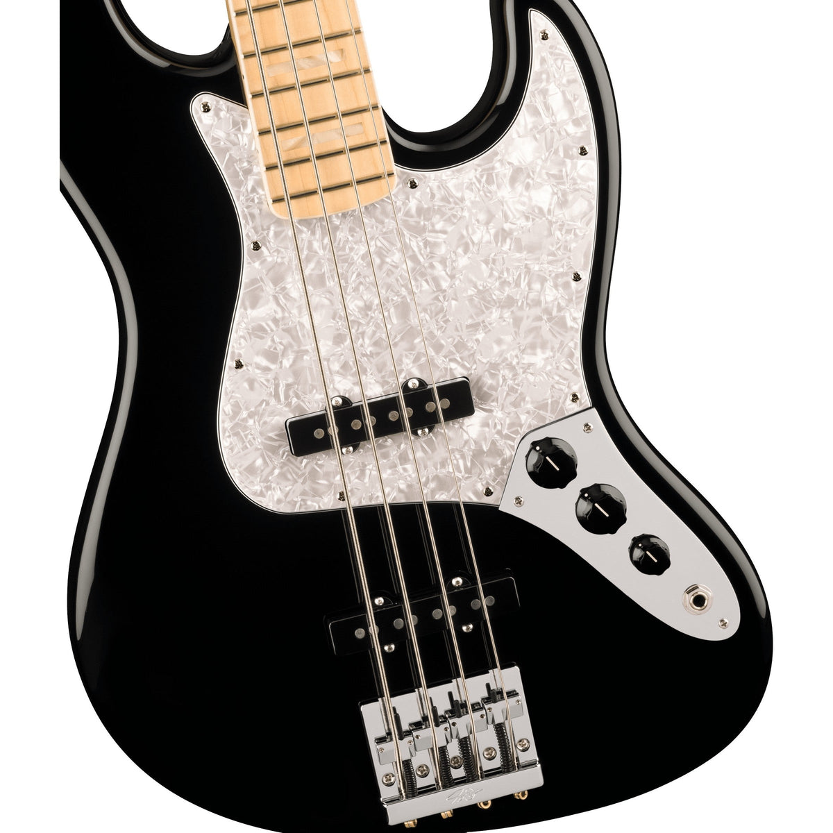 Fender Geddy Lee Jazz Signature Electric Bass Guitar - Black - View 3 | MusicMarket