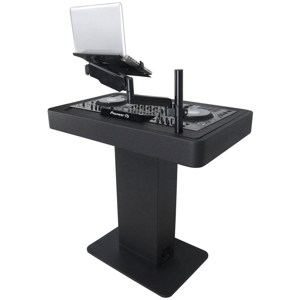 ProX XZF-DJCTBL Control Tower DJ Podium for Pioneer DDJ-REV7 XDJ-XZ FLX10 RANE Four - Black Finish - View 12 |