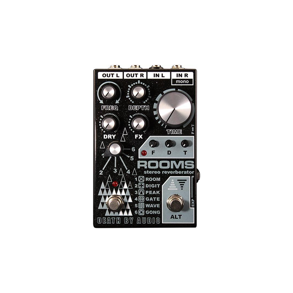 Death By Audio Rooms Digital Reverberation Guitar Pedal - Open Box, Mint - MusicMarket