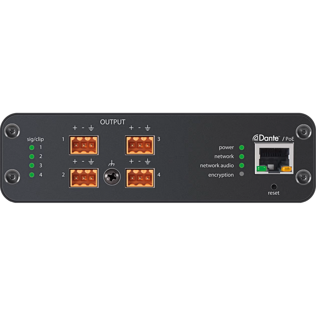 Shure ANI4OUT-BLOCK 4-Channel Audio Network Interface - Open Box, Mint - View 3 | MusicMarket