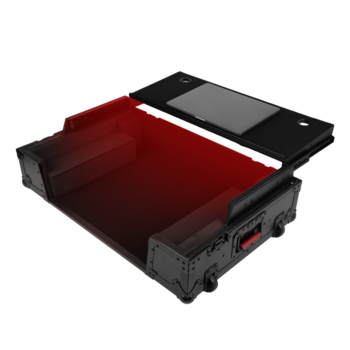 Gator ONYX G-ONYXUD-FLX10-LED DDJ-FLX10 Controller Case with LED and 2U Rackspace - View 10 | MusicMarket