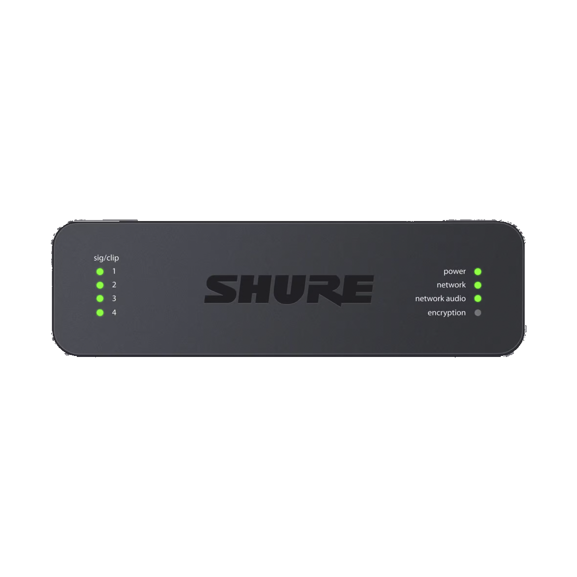 Shure Microflex Advance 4-Channel Dante Mic/Line Audio Network Interface Unit, Block Inputs - Open Box, Mint -