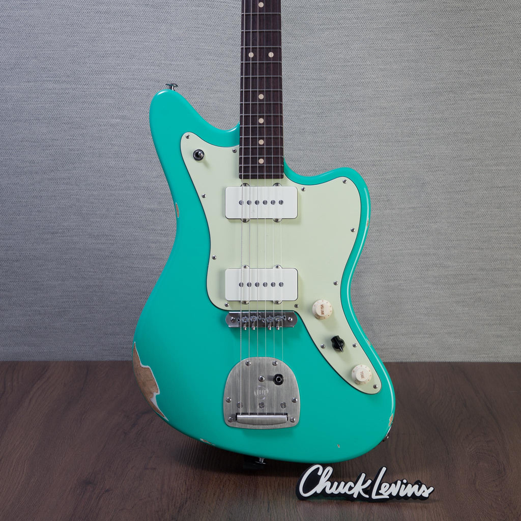 Suhr Limited Edition Classic JM Antique Funk Electric Guitar - Surf Green - #89445 - MusicMarket