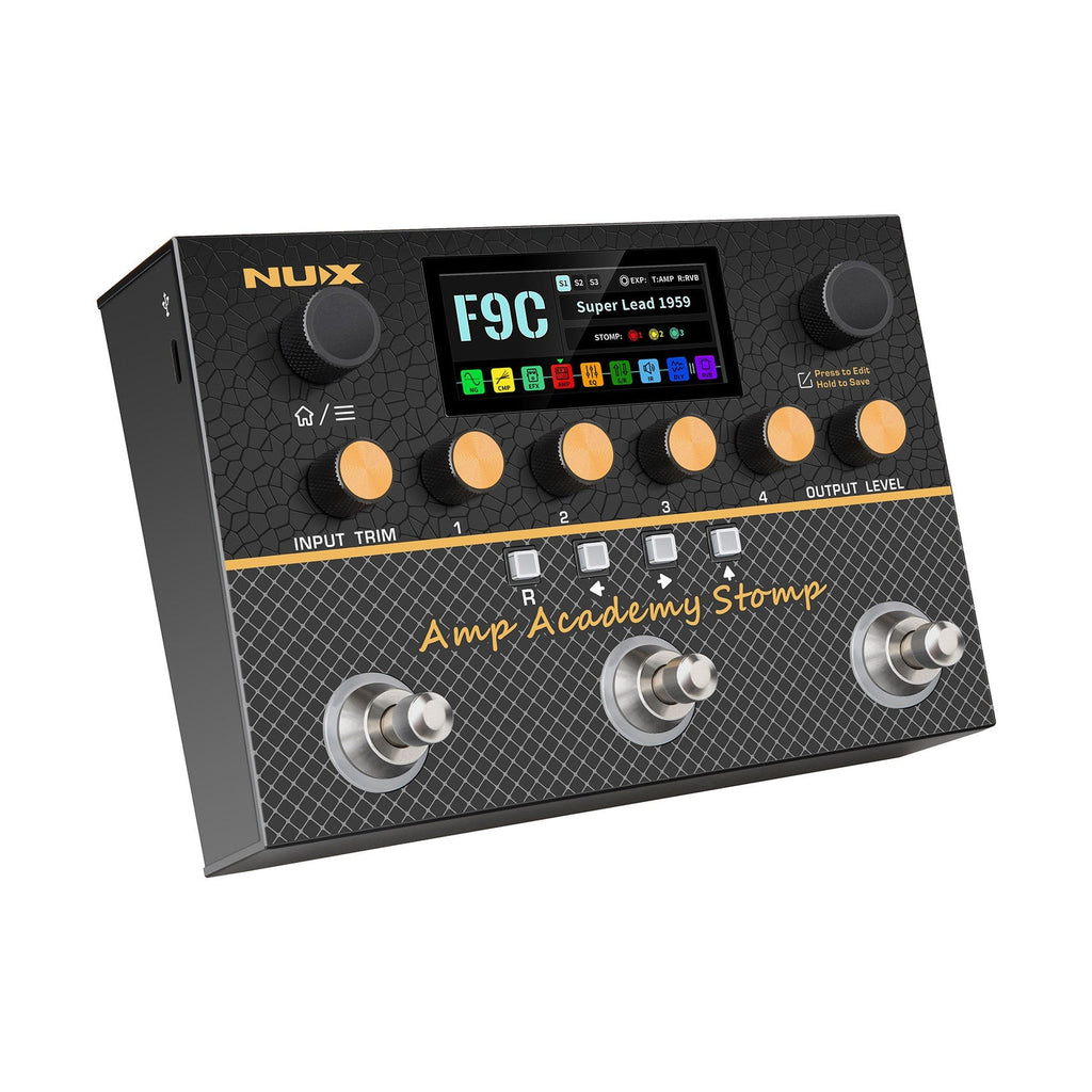 Nux Amp Acadermy Stomp Compact Guitar Amplifier Modeler - View 5 | MusicMarket