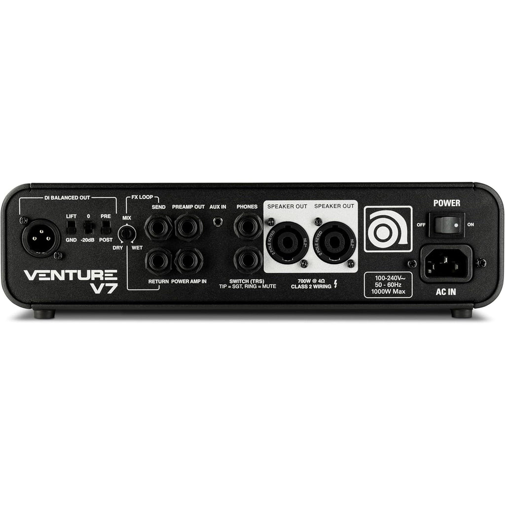 Ampeg Venture V7 Bass Guitar Head - 700 Watts - View 2 | MusicMarket