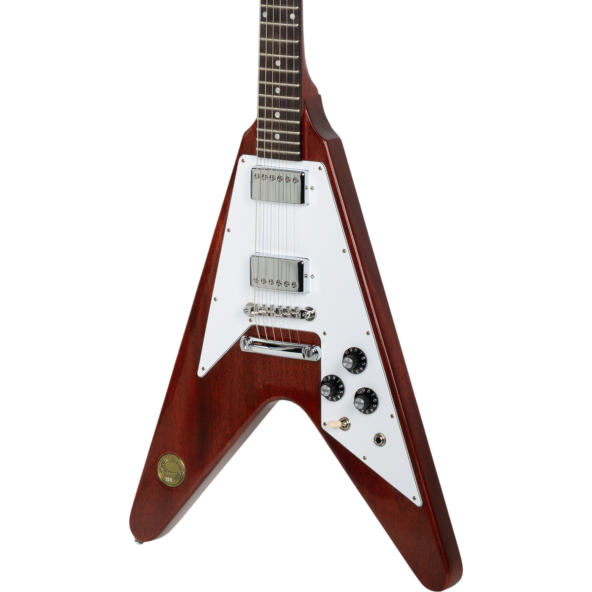 Gibson Custom 1971 Flying V Medallion Reissue Electric Guitar VOS - Medallion Cherry - View 15 | MusicMarket