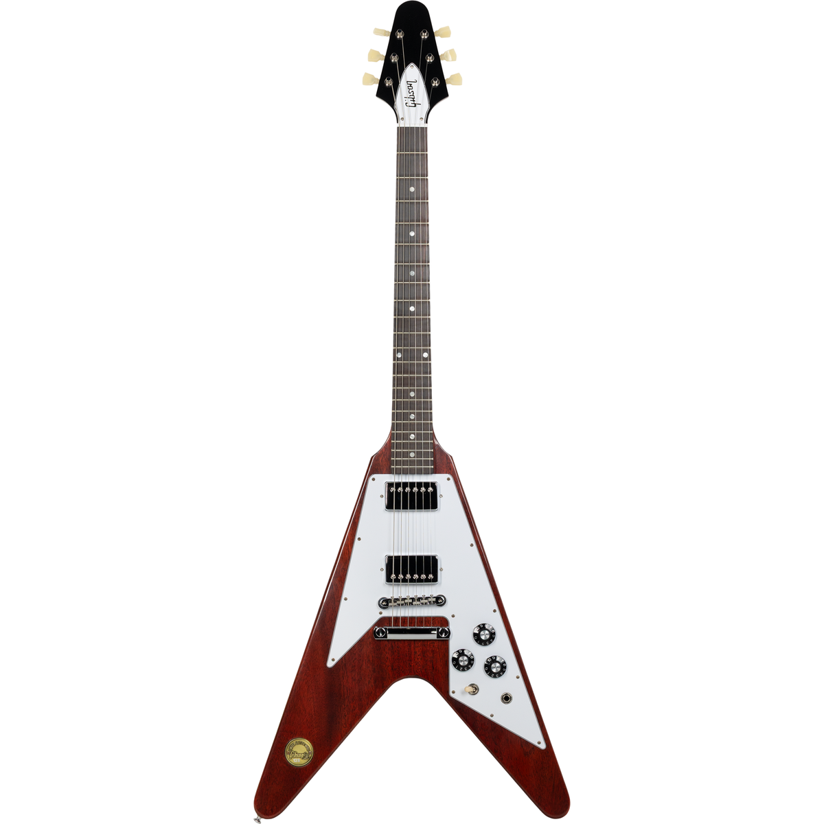 Gibson Custom 1971 Flying V Medallion Reissue Electric Guitar VOS - Medallion Cherry - View 18 | MusicMarket