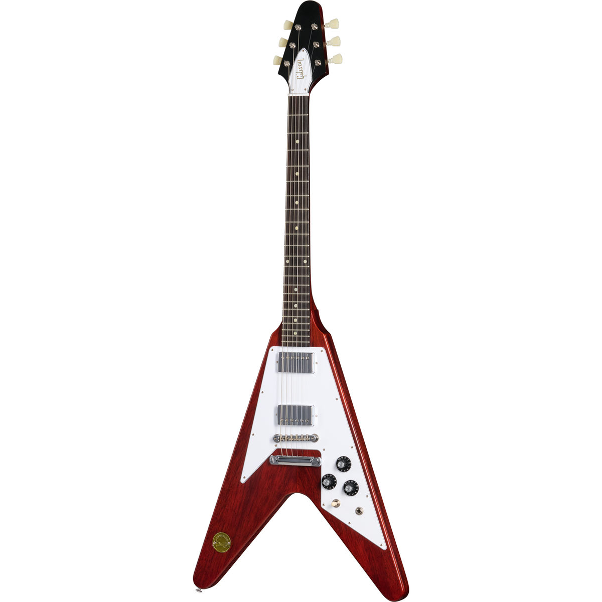 Gibson Custom 1971 Flying V Medallion Reissue Electric Guitar VOS - Medallion Cherry - View 2 | MusicMarket