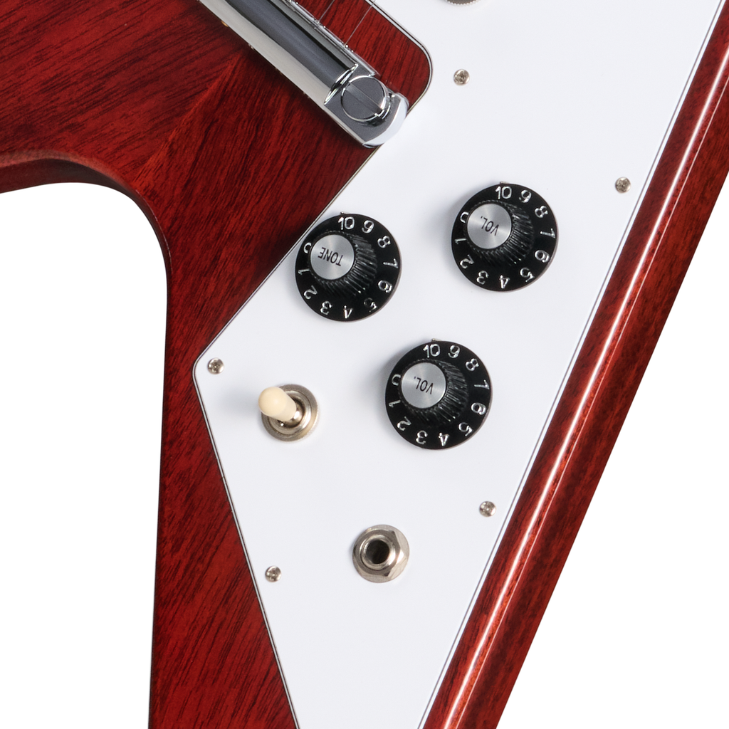 Gibson Custom 1971 Flying V Medallion Reissue Electric Guitar VOS - Medallion Cherry - View 7 | MusicMarket