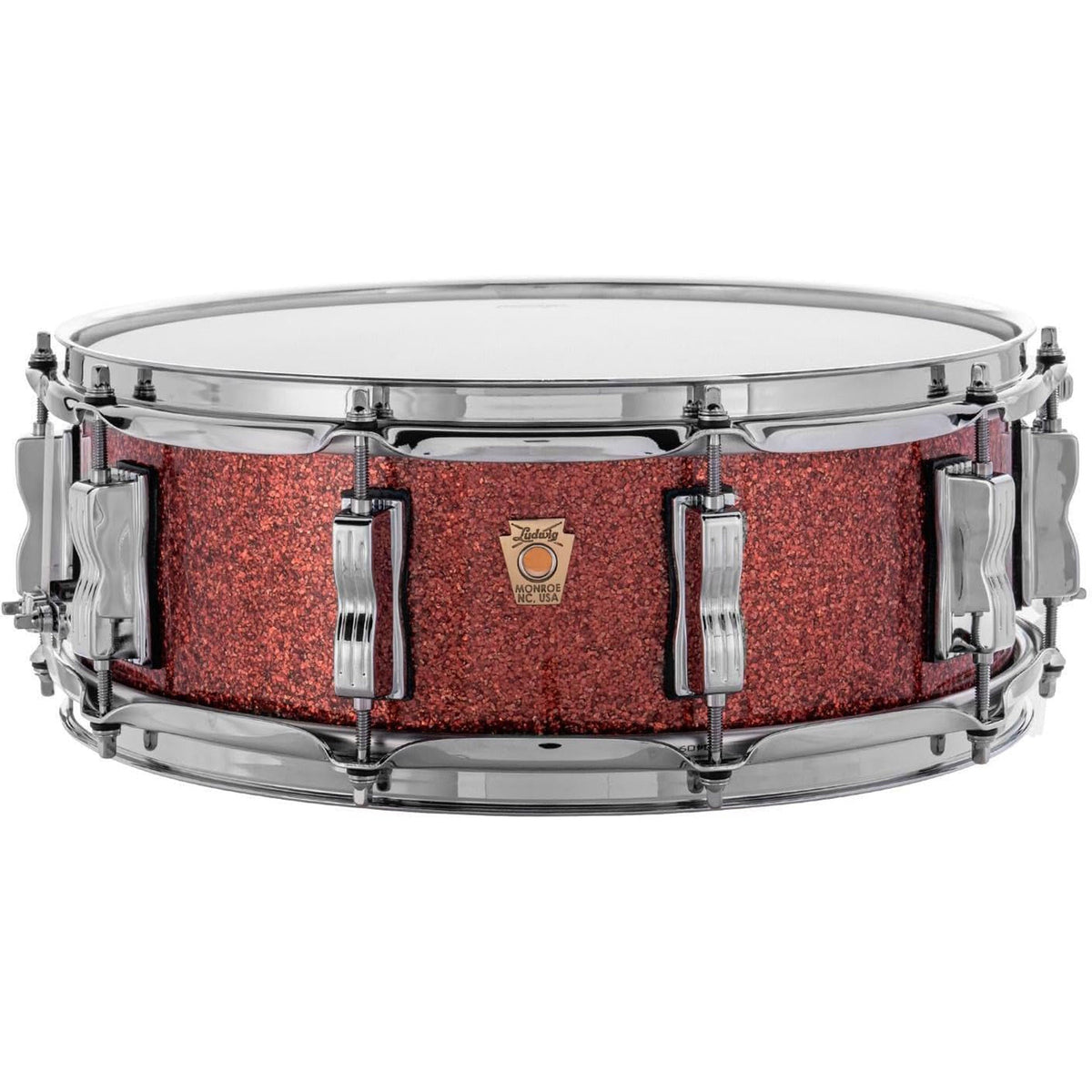 Ludwig Classic Maple Snare Drum - 5x14-inches - Hybrid Copper Sparkle - MusicMarket
