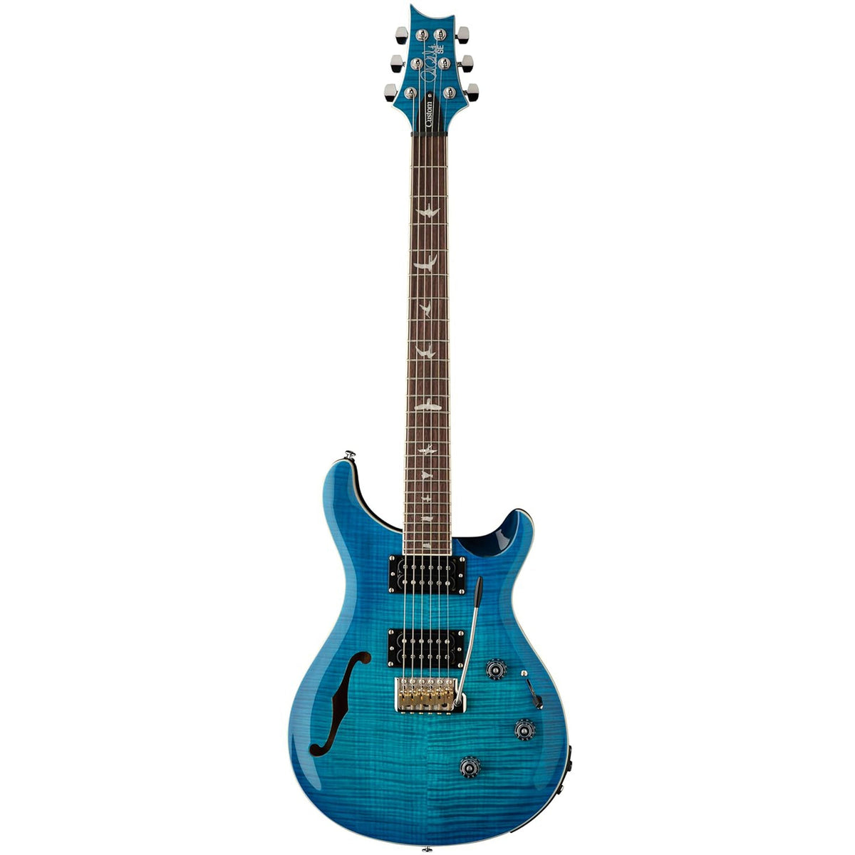 PRS SE Custom 24 Semi-Hollow Piezo - Lake Blue - View 2 | MusicMarket