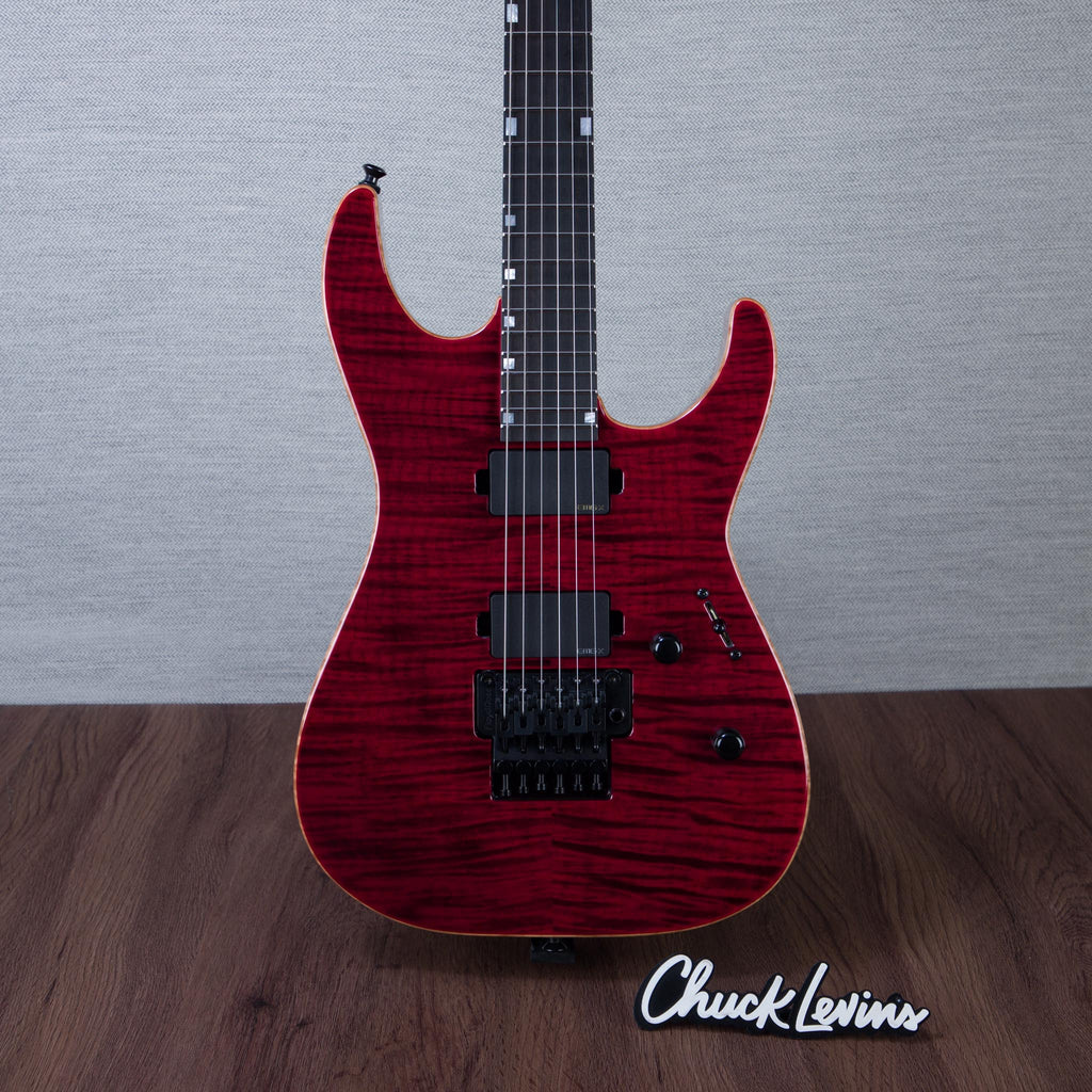 ESP USA M-II DX Electric Guitar - See-Thru Black Cherry - #US26098 - MusicMarket
