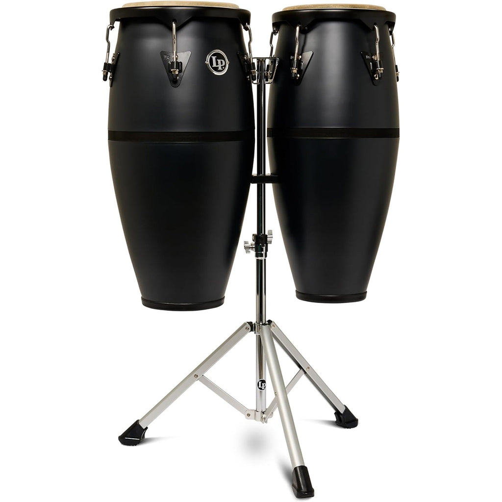 Latin Percussion Discovery Series 10-11 Ultralight Conga Set with Stand - Onyx - MusicMarket