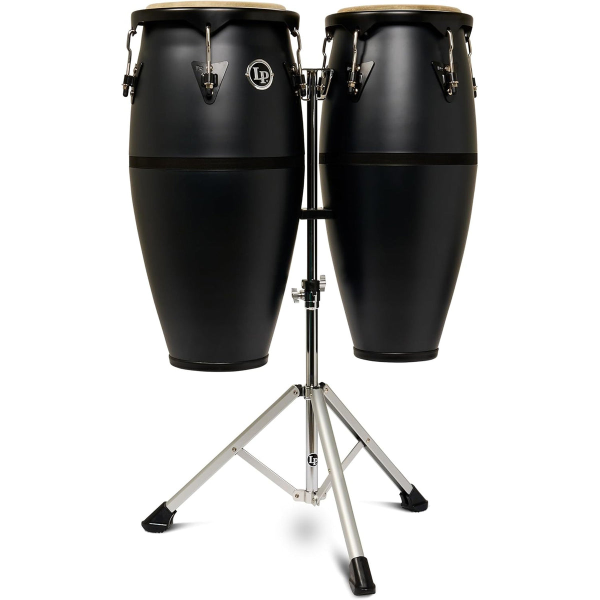 Latin Percussion Discovery Series 10-11 Ultralight Conga Set with Stand - Onyx - MusicMarket