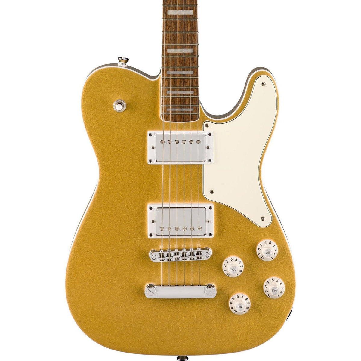 Squier Limited-edition Paranormal Troublemaker Telecaster Deluxe - Aztec Gold - MusicMarket