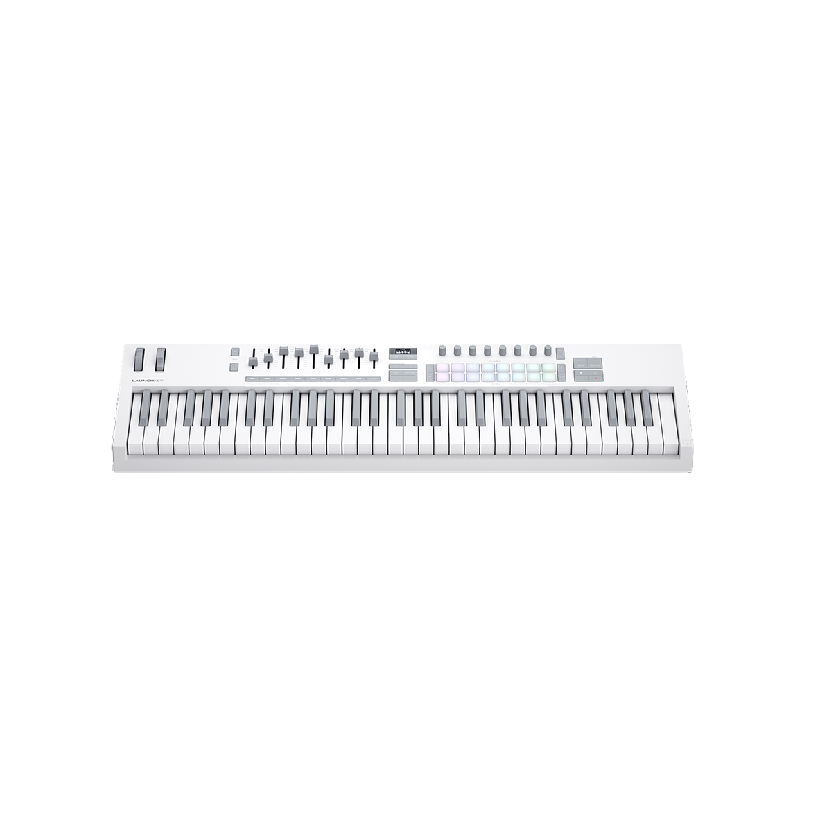 Novation Launchkey 61 MK4 61-Key MIDI Keyboard Controller - White - View 2 | MusicMarket