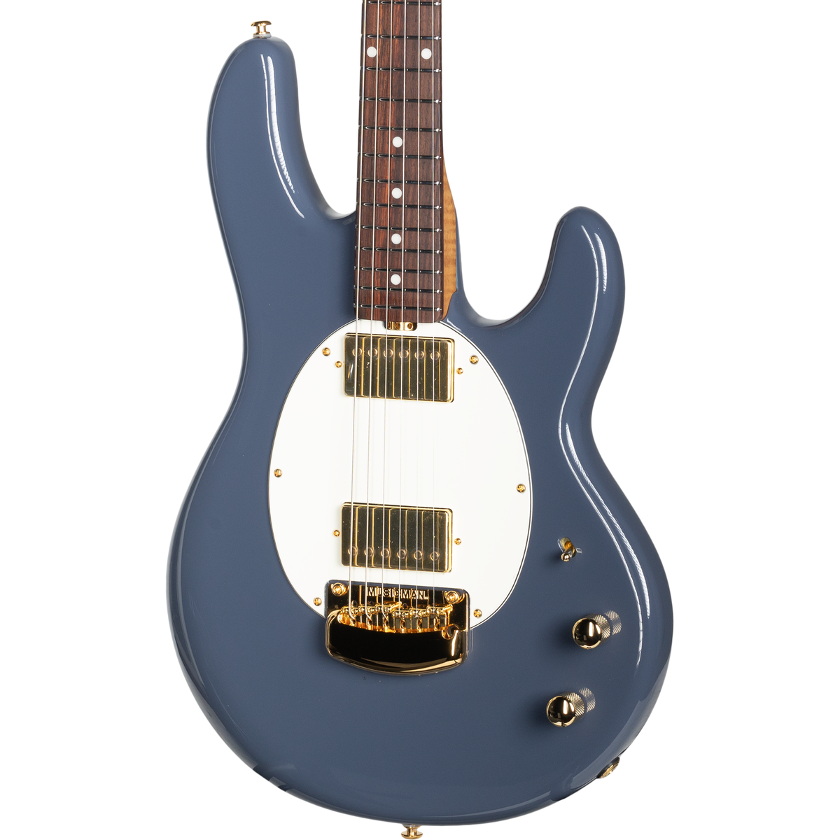 Ernie Ball Music Man Stingray II Cory Wong Electric Guitar - Charcoal Blue - View 7 | MusicMarket