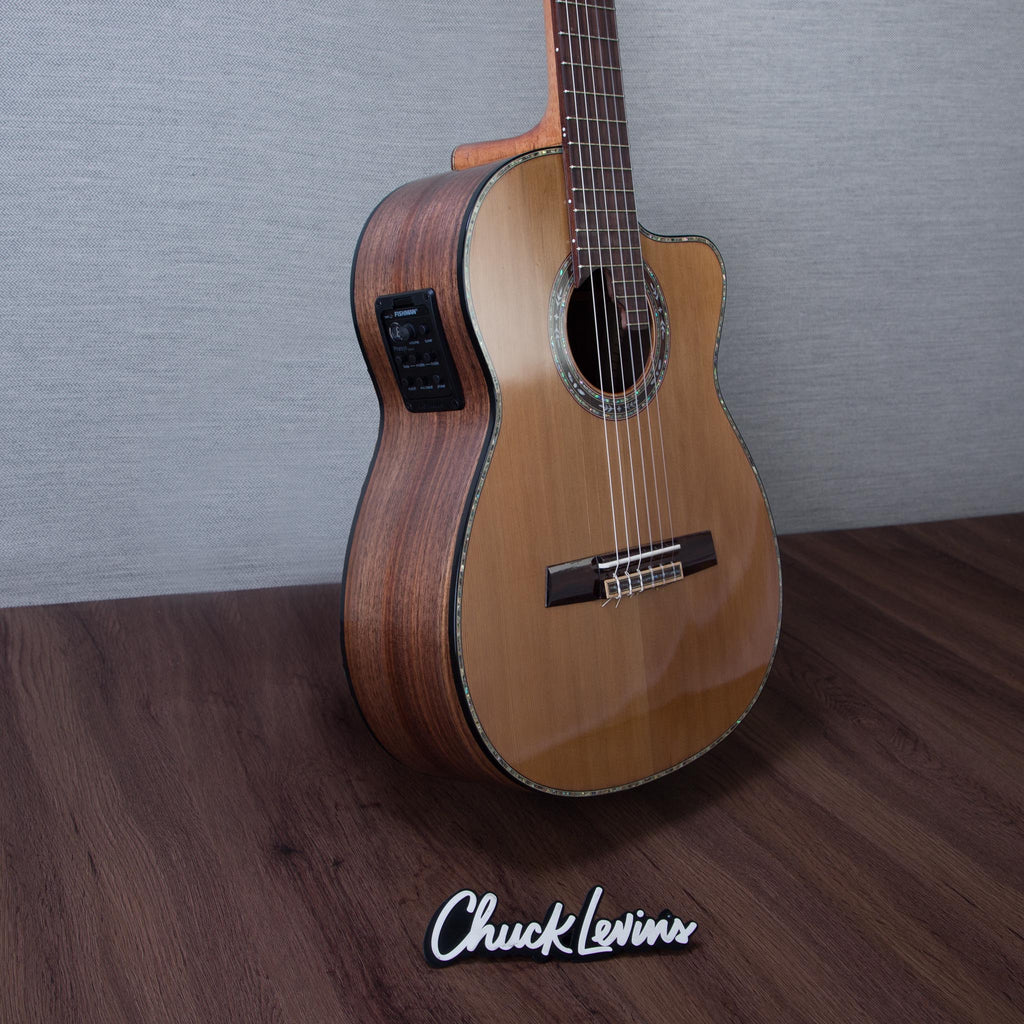 Arce AR5-1-CE-CD Walnut/Cedar Acoustic Electric Cedar - #0122 - View 5 | MusicMarket