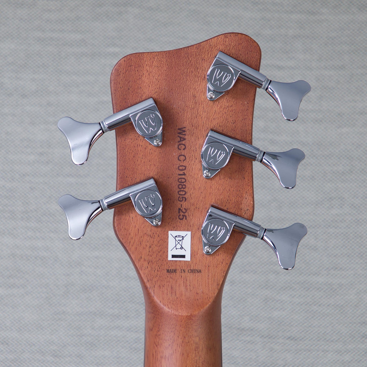 Warwick RockBass Alien Standard 5-String Acoustic Electric Bass Guitar - Natural Transparent Satin - #WAC C