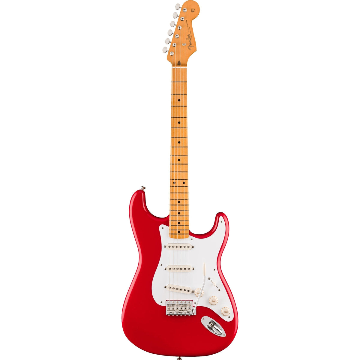 Fender Vintera III Late '50s Stratocaster Electric Guitar, Maple Fingerboard - Dakota Red - MusicMarket